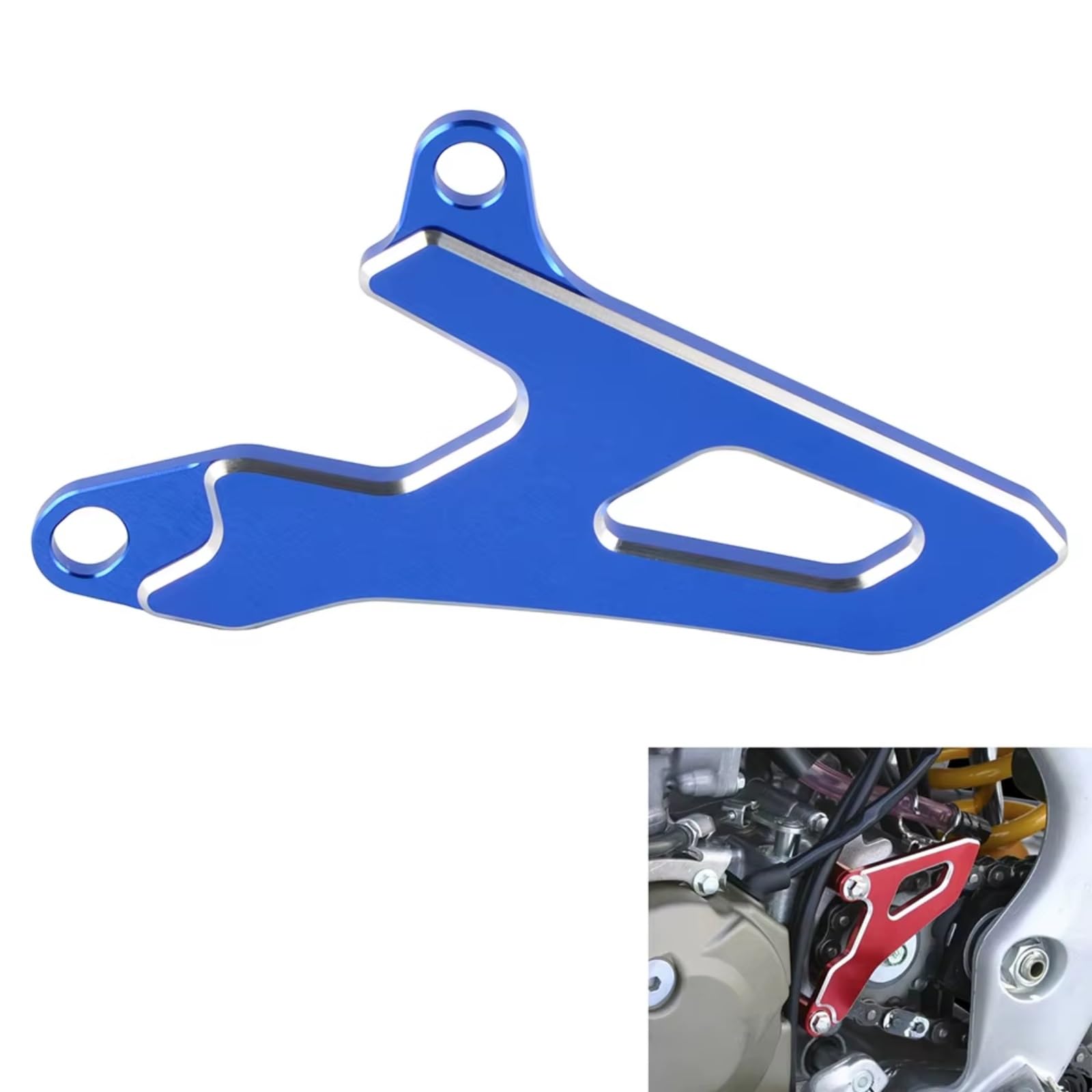 Coperchio pignone per Yamaha YZ250F WR250F 2001-2014 protettiva pignone moto | Resiste all'erosione causata da sabbia, pietre e pioggia durante la guida