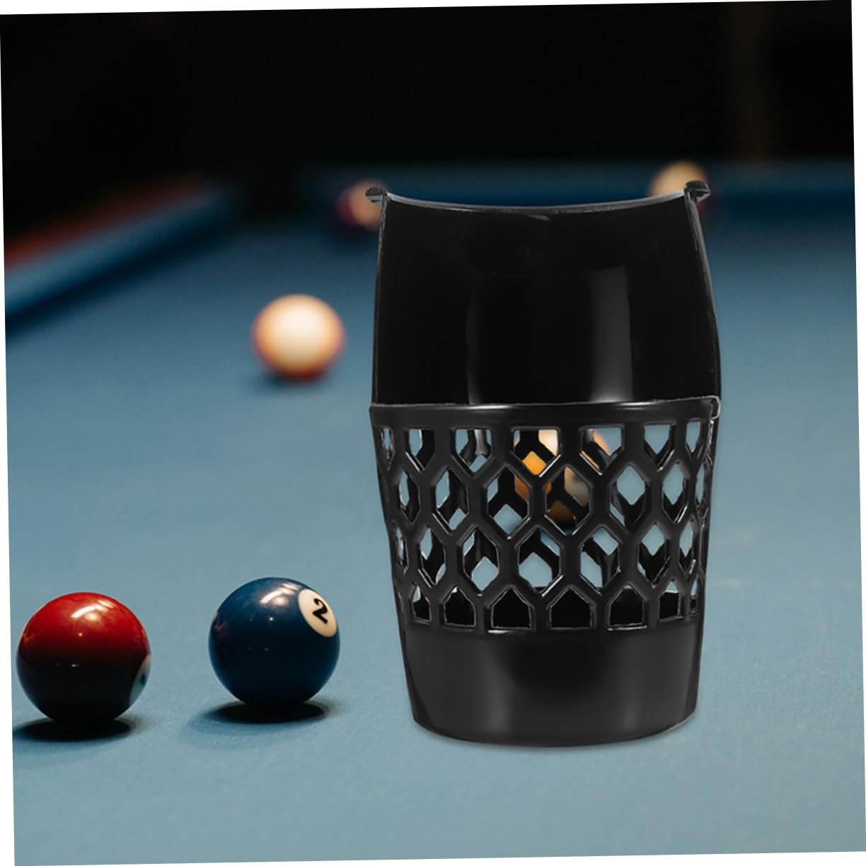 SUPVOX Replacement Pool Table Pockets 6 Pack Plastic Storage Holders for Billiard Table