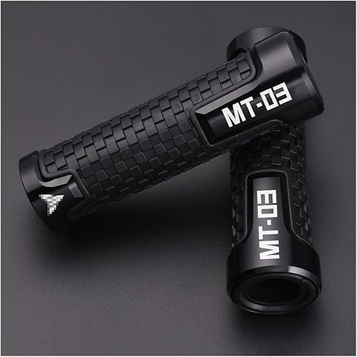 Miniatura 4 de Manillar de motocicleta de 78 pulgadas 0.866 in mango universal para manubrio de mano para Yamaha MT03 MT 03 2015-2021 Accesorios con logotipo MT-03