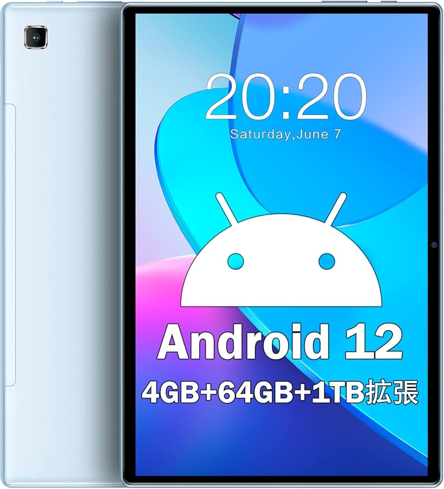 Amazon.co.jp: TECLAST P20S Android 12 タブレット,タブレット 10