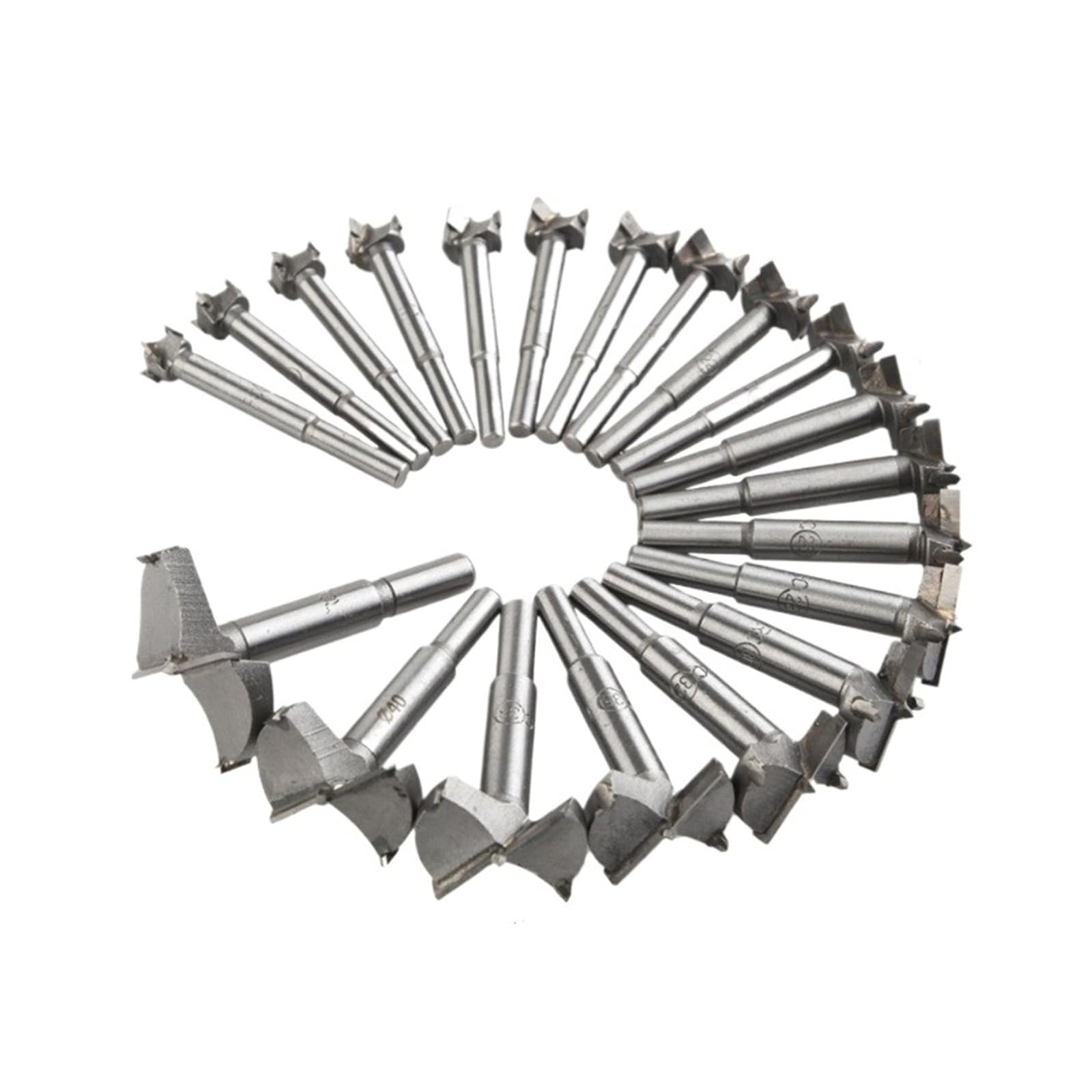 Juego de 16 Uds./20 piezas/23 De brocas 14-50mm, sierra perforadora autocentrante for carpintería(23PCS 14-53MM)