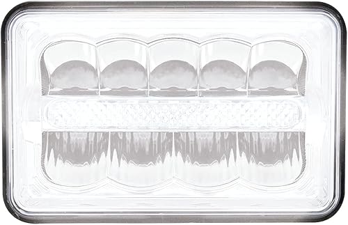 United Pacific 9 LED de alta potencia 4" X 6" luz rectangular con barra de luz LED, 34125