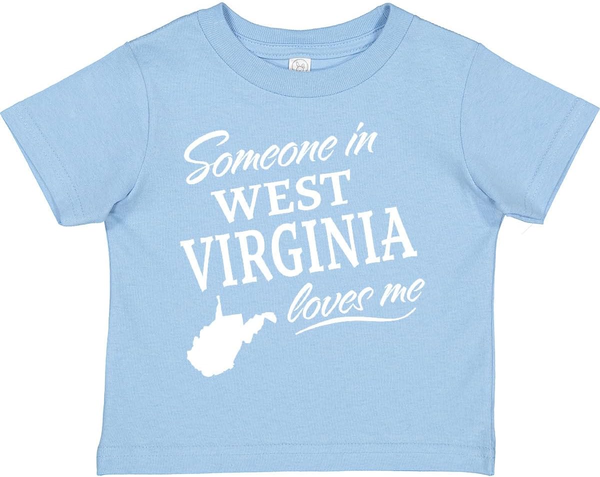 inktastic Someone in West Virginia Loves Me Toddler T-Shirt
