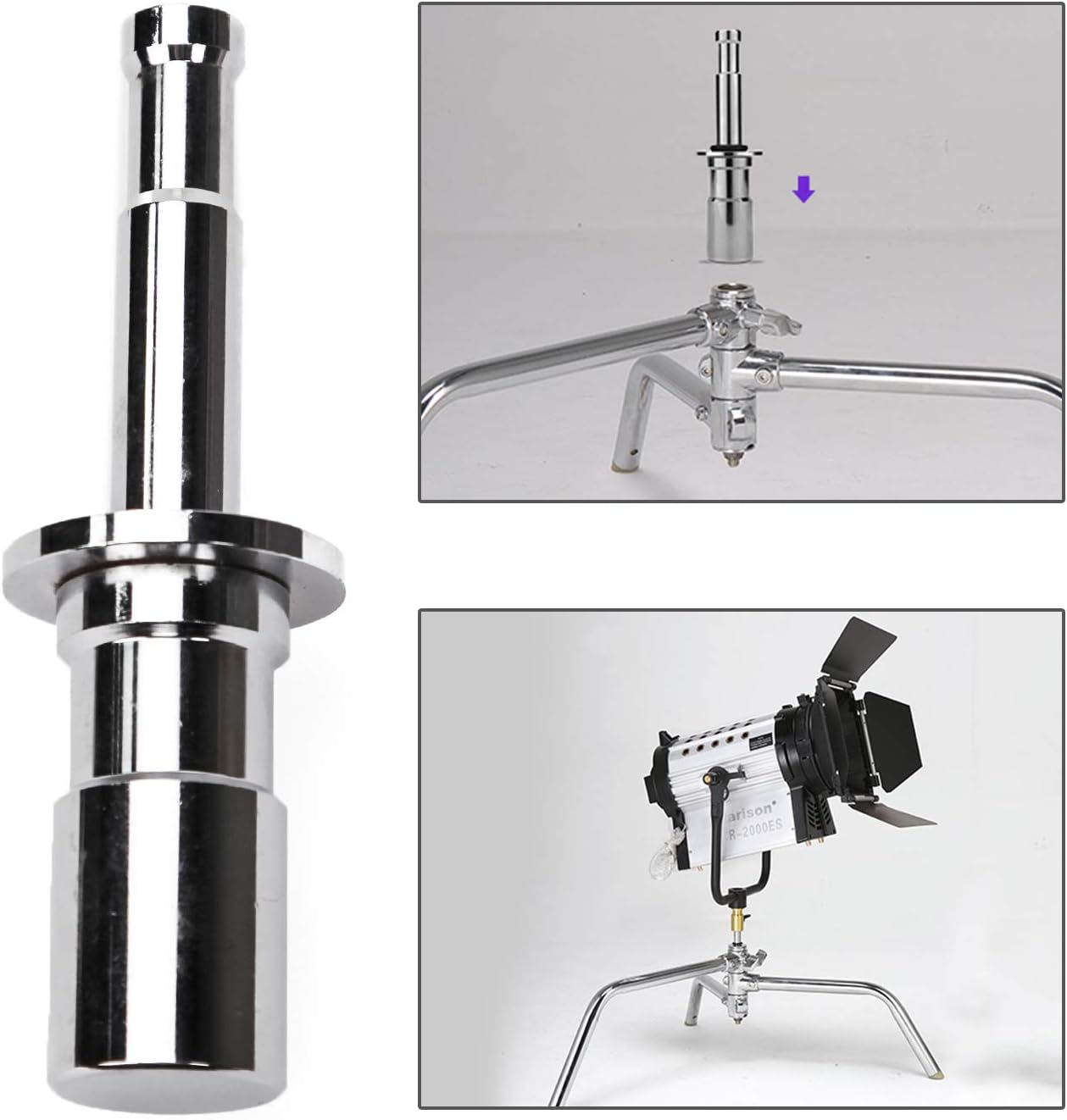 Vis Adaptateur 1/8" à 5/8" Trépied Vis à Filetage Adaptateur pour