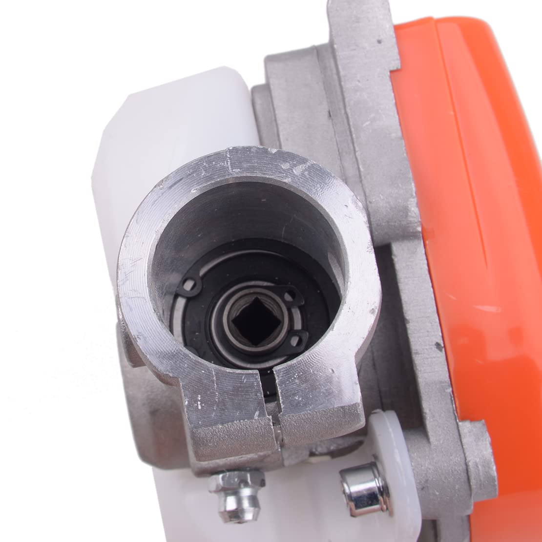 Cabezal de Engranaje Universal de 4 Dientes, 26 mm, Compatible con motosierras, podadoras de árboles y motosierras.