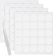 LLPT Double-Sided Adhesive Dots Transparent Round | Pack of 100 | 25 mm | Removable Nano Stickers | Super Sticky Waterproof No Traces | for DIY Home Decoration (ND25100)