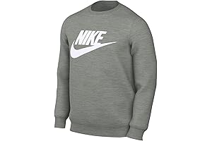 Nike Mens Crewneck: Sportswear Club Fleece for Men