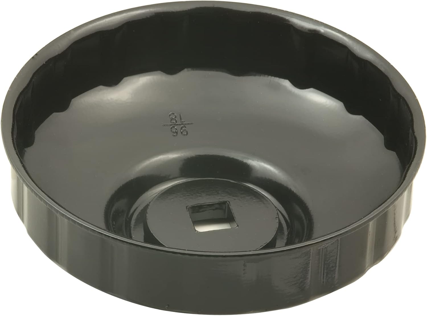 SW-Stahl 08460-96/18 Oil filter wrench, aluminum I 13/8" drive I 96 mm with 18 edges I Oil filter socket 96 mm I Square socket 10 mm