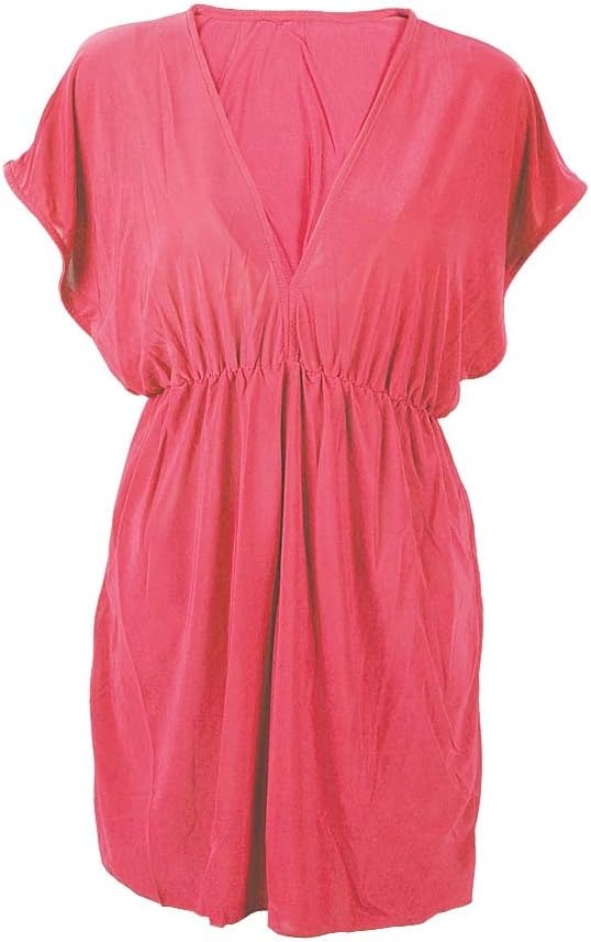 b.m.c BMC Sexy One Piece Deep V Neck Beach Swimwear Bikini Cover Up Dress-Mixed Colors