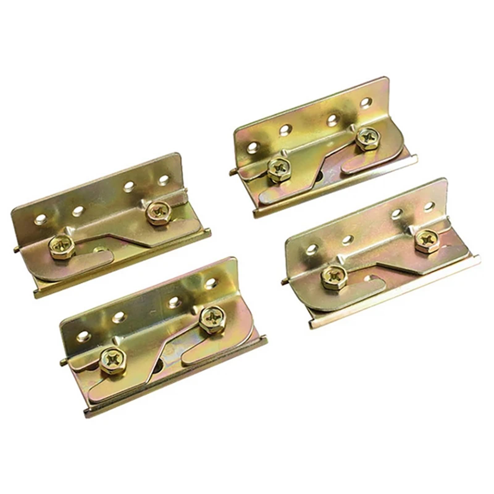 Huwoyg One Color 8Pcs/Set Furniture Bed Bolts Hidden Buckle Connector Hinge With Screws, Hinges Bolt Connecting Pins Accessories For Beds