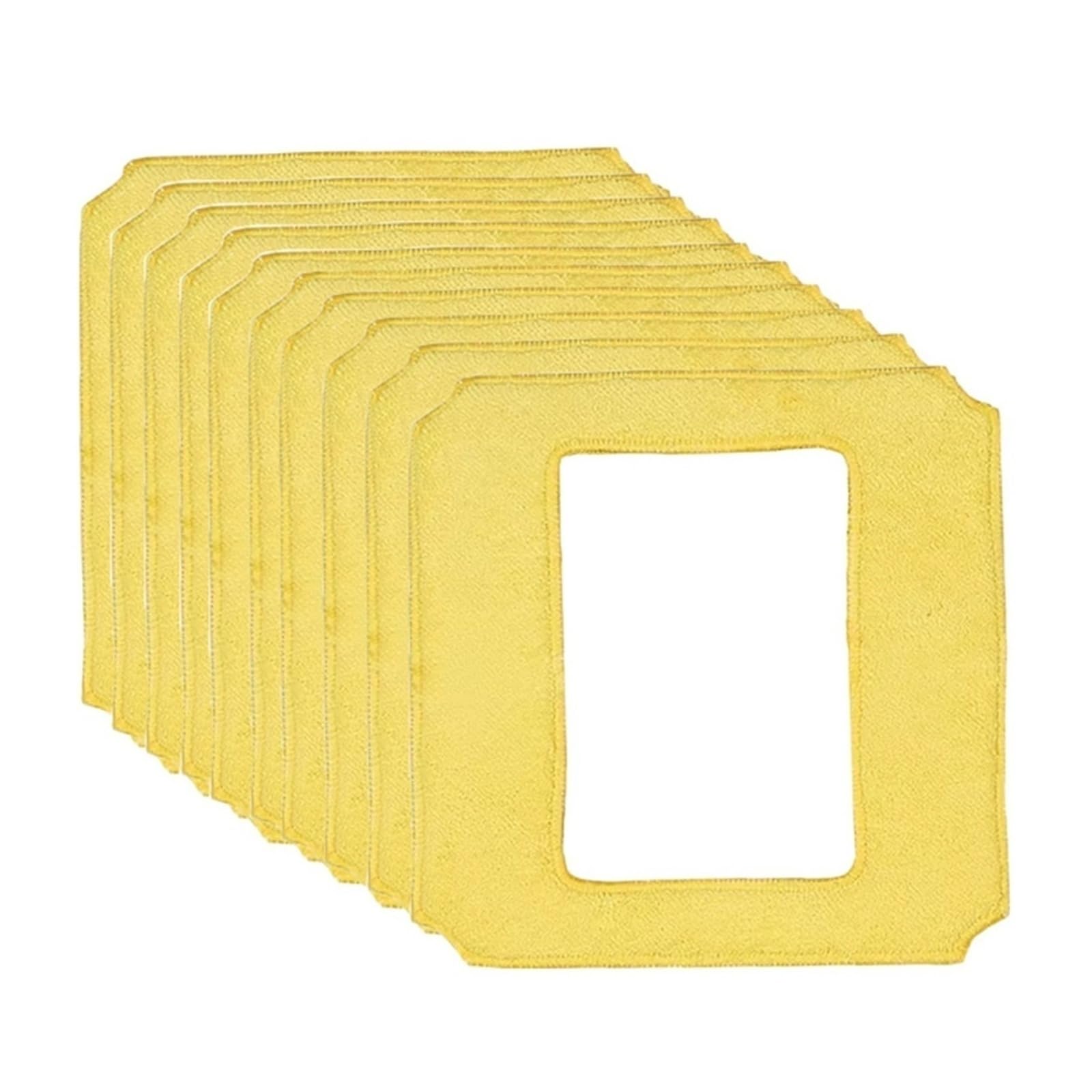 Panno for Scopa Robot 24,6x24,6 Cm, Compatibile Con Purerobo, W-S8S W-S3S W-S9S Lavavetri Robot Salviette Quadrate Pulite Parti Di Ricambio(Type B Mop 10 Pcs)