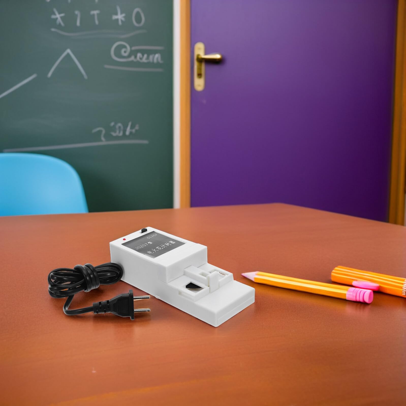 Cabilock minuterie de laboratoire pour étudiants minuterie à téléscripteur AC des vagues en classe papier