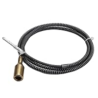 Vista 5 de Bettomshin 1 herramienta giratoria de eje flexible de 39 pulgadas de longitud, cable de eje flexible de núcleo interior de 3/16 pulgadas para prensa