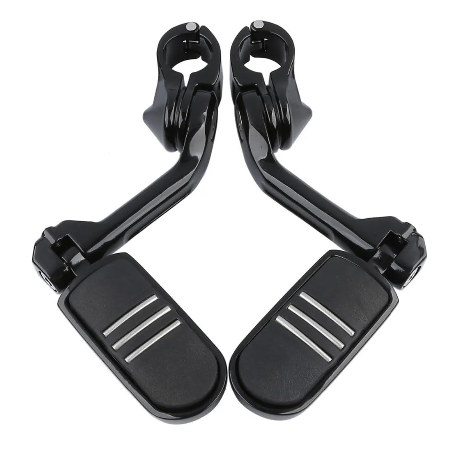 Motorcycle Universal 1 1/4" 32mm Long Angled Highway Engine Guard Foot Peg For Harley Road King Street Glide Suzuki Yamaha(One Set)