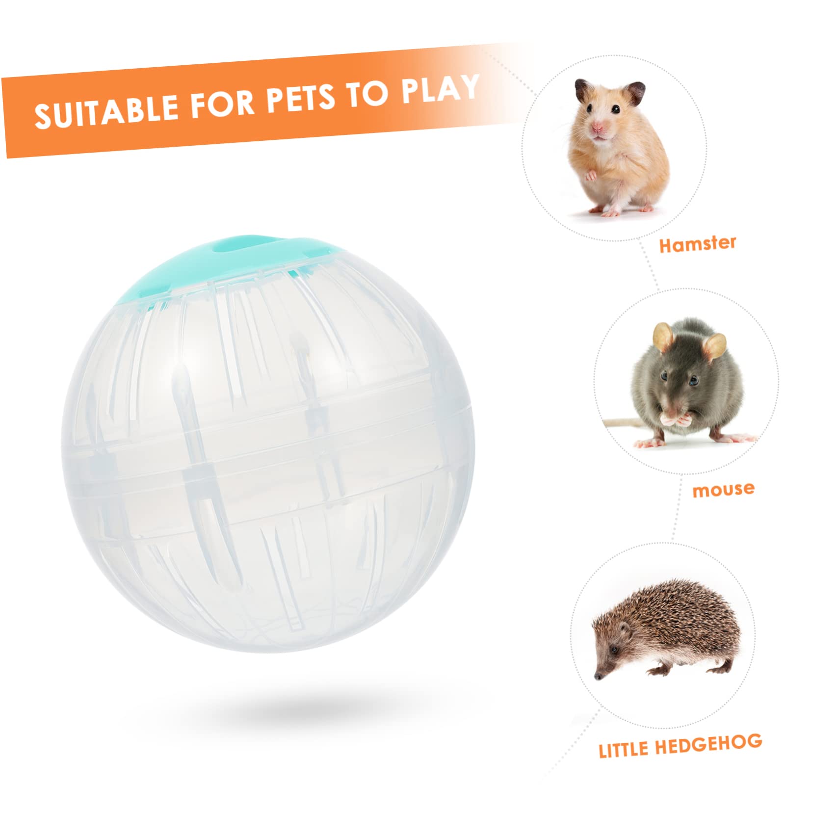 4stücke Hamster Übungsball Transparente Laufkugeln Für Kleine Haustiere Langlebig Und Tragbar Für Hamster Mäuse Und Kleine Igel Fitness Spielzeug