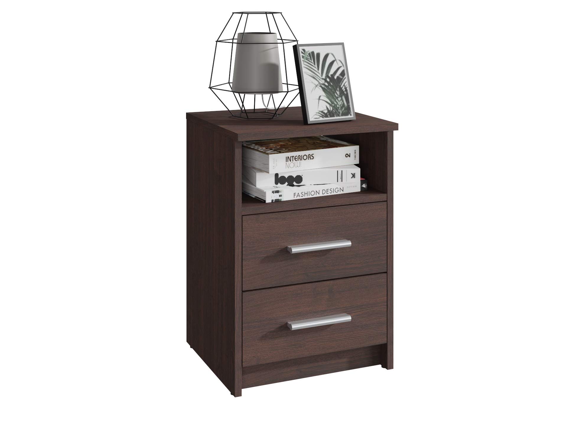 MATKAM Console Guardaroba Dotti Stile Scandi - Bianco, H75 X L85 X P21 Cm, Con 3 Vani Aperti E Anta, Montaggio A Parete