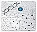 Produktbild Abstract Mouse Pad, Science Physics DNA Molecule Formulas Atomic Chemical Analyses Display