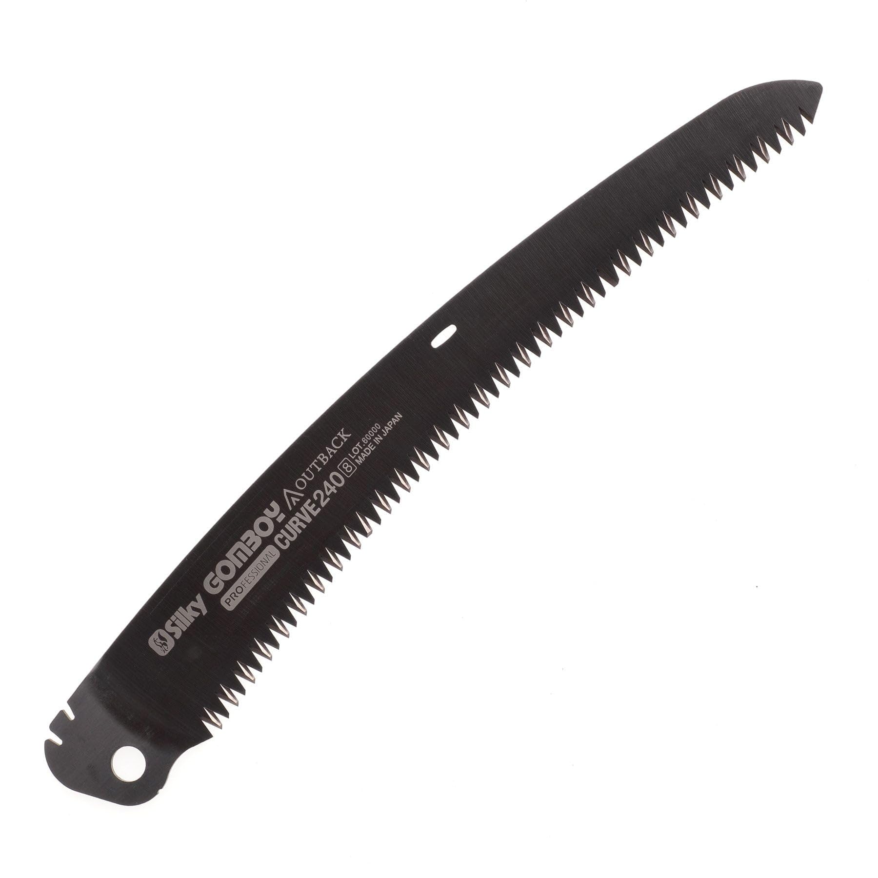 Silky Lame de scie, Gomboy Curve Professional 240mm - Acier rapide, Edition Outback, Compatible avec bois, 240 mm, Noir