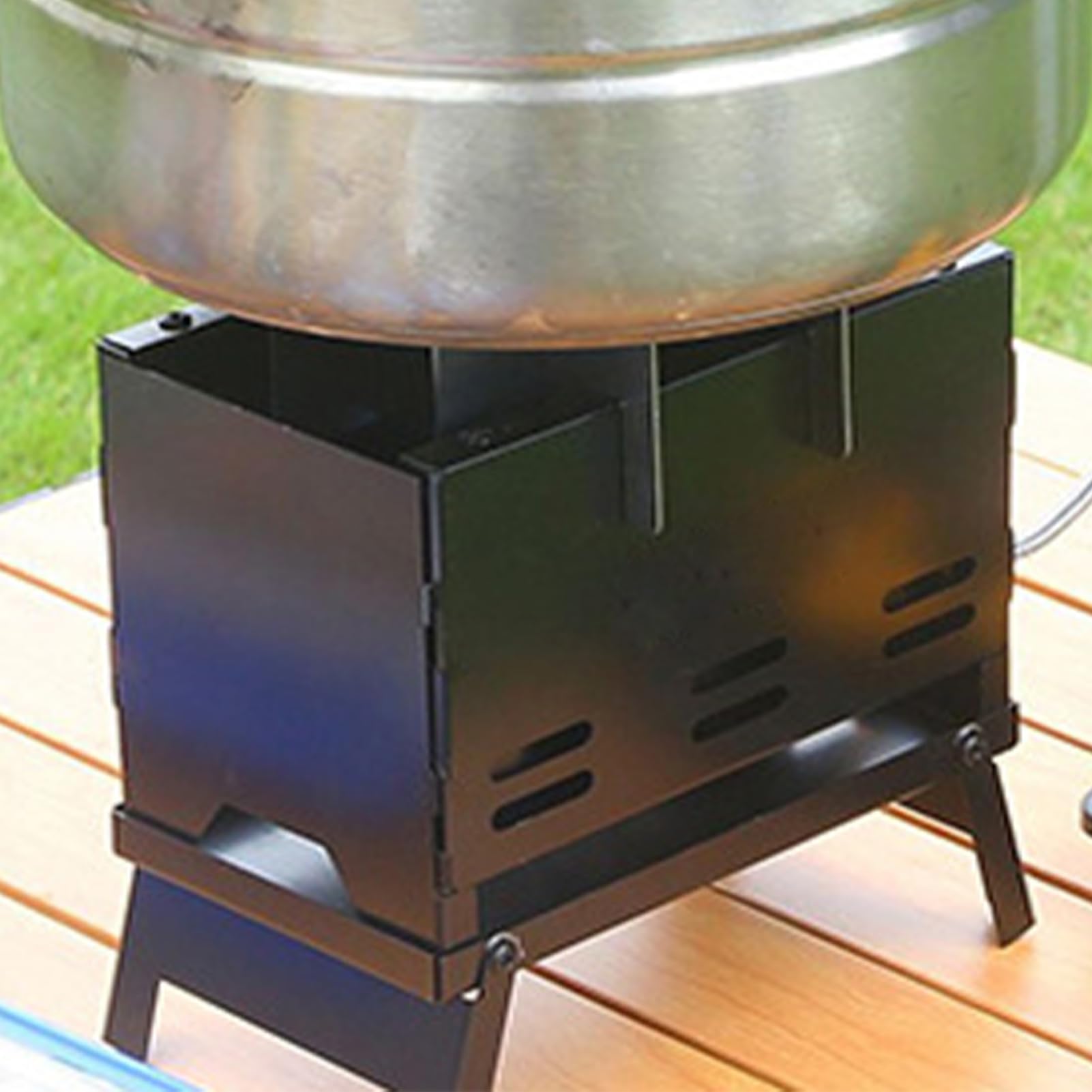 Przenośny grill kempingowy, składany mini grill do gotowania na świeżym powietrzu, imprez na plaży, spotkań na podwórku i użytku domowego - kompaktowy i wygodny grill na węgiel drzewny