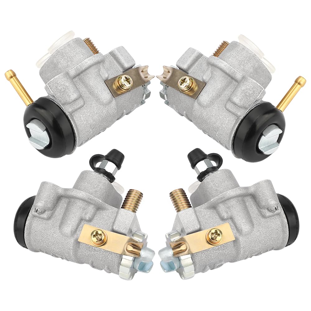 Vordere Radbremszylinder links und rechts (alle vier) passend für Honda TRX350 Fourtrax Rancher 350 2000–2003 TRX300FW Fourtrax 300 4X4 1988 1990–2000
