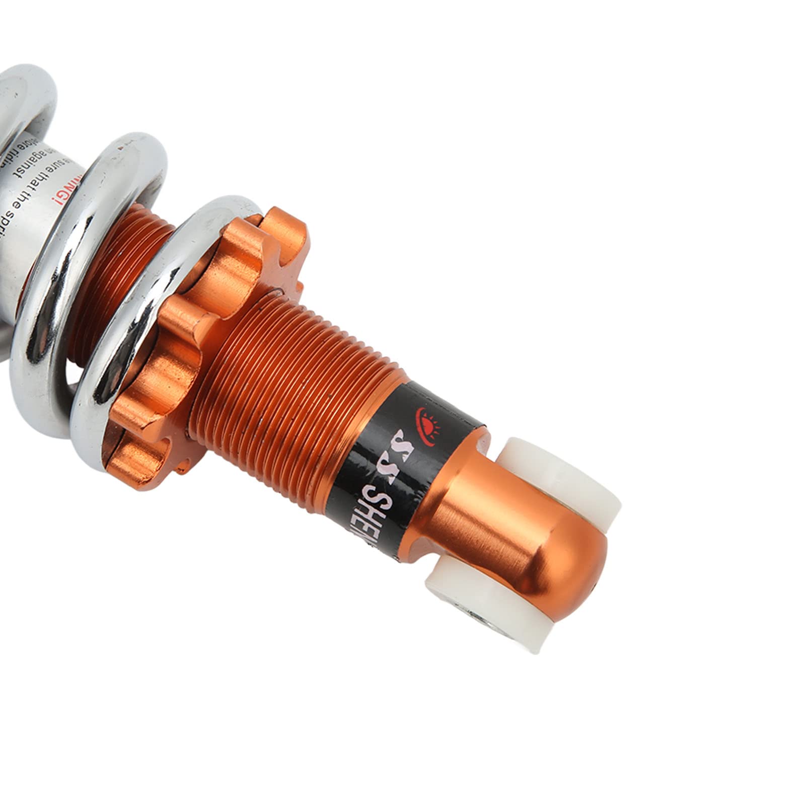 Tissting Amortisseur Arrière de Moto 190mm 1200lbs 8mm Trou Universel Amortissement Suspension Amortisseur à Ressort Réglable pour Mini Pocket Bike, Scooter électrique, Dirt Bike