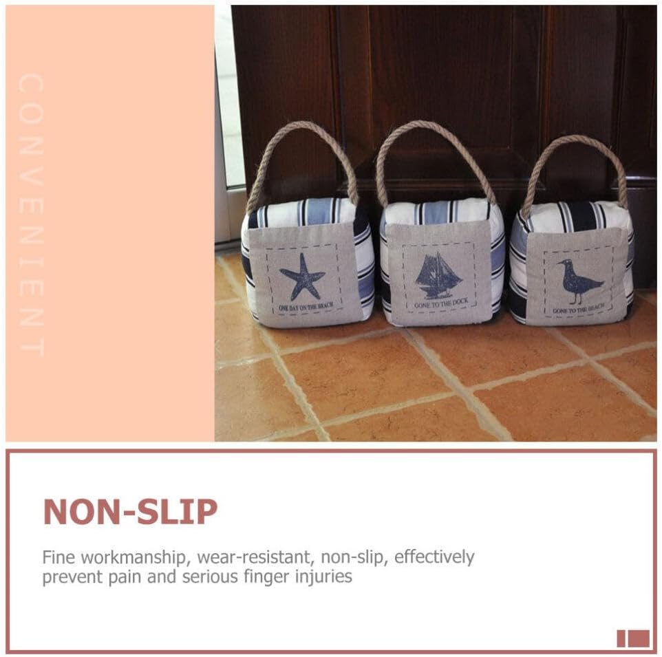 STOBOK Marwood Fabric Door Stopper Cotton Decor Nautical Door Stopper Fixture Sailor Door Stop Adorn Door Stopping Tool for Home and Office