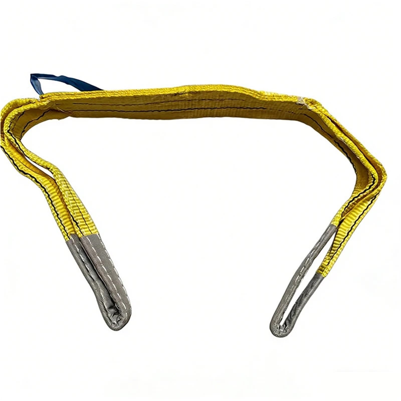Cinghia piatta di sollevamento WLL 3T 4T for rimorchio for gru con occhiello piatto in poliestere