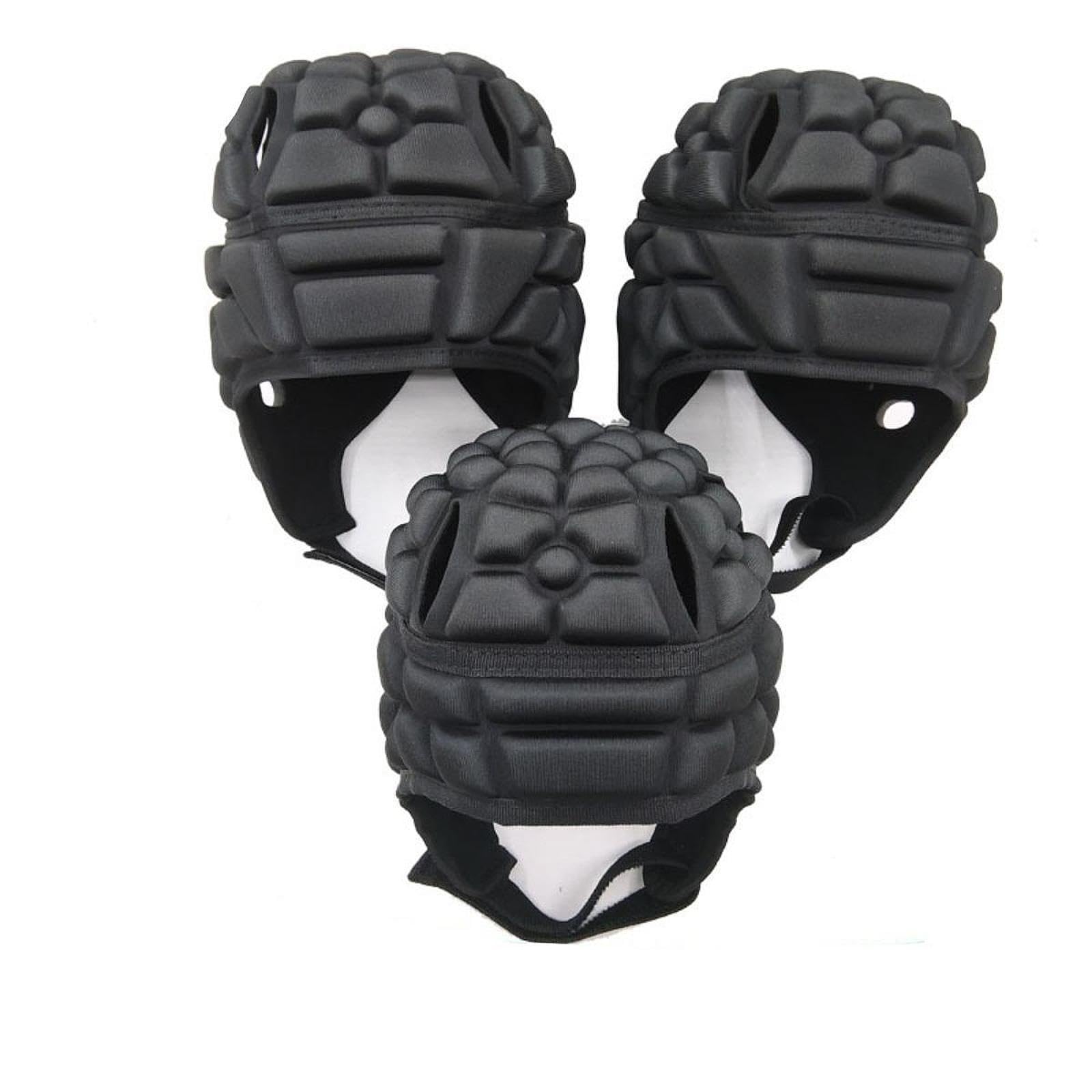 F Fityle Casco da rugby, copricapo da mischia, copricapo multifunzionale regolabile per sport di, pattinaggio a rotelle, adulti e giovani