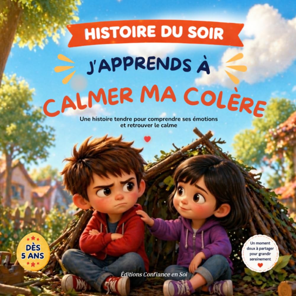 J'APPRENDS À CALMER MA COLÈRE, HISTOIRE DU SOIR: Apprendre à calmer sa colère, comprendre ses émotions et grandir avec confiance dès 5 ans (Léo et Maya - Histoires du soir)