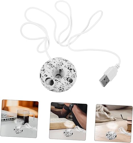 Miniatura 8 de Luxshiny Mini humidificador USB difusor de aroma portátil con operación silenciosa para uso en casa de viaje de oficina diseño compacto para fácil