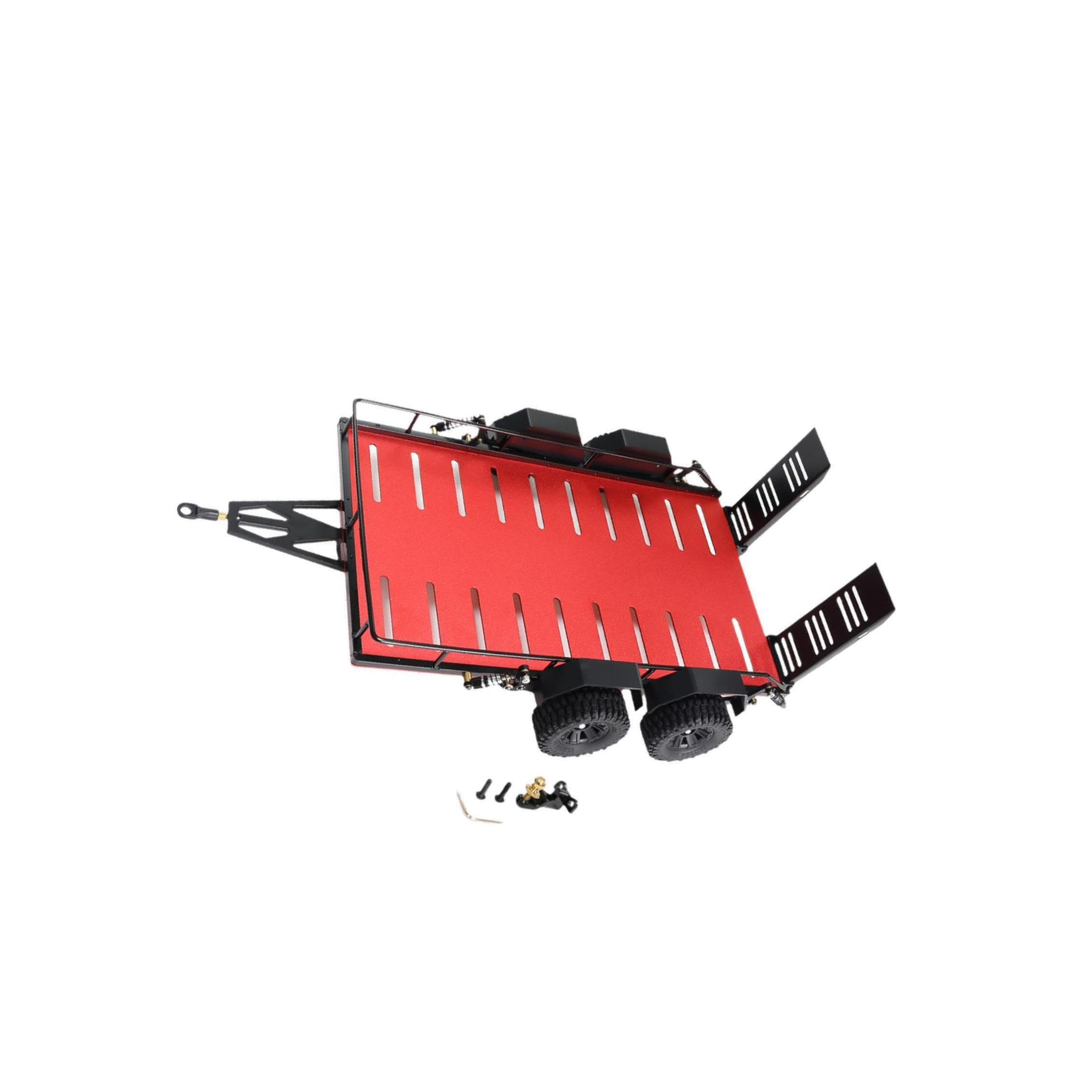 Rimorchio per auto RC con set di pneumatici, parti di ricambio | modelli di auto cingolate RC fai da te, utilizzabili a lungo termine