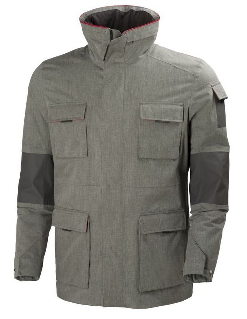 Helly-Hansen Men's Ask City Winter Parka (Large, Rock)