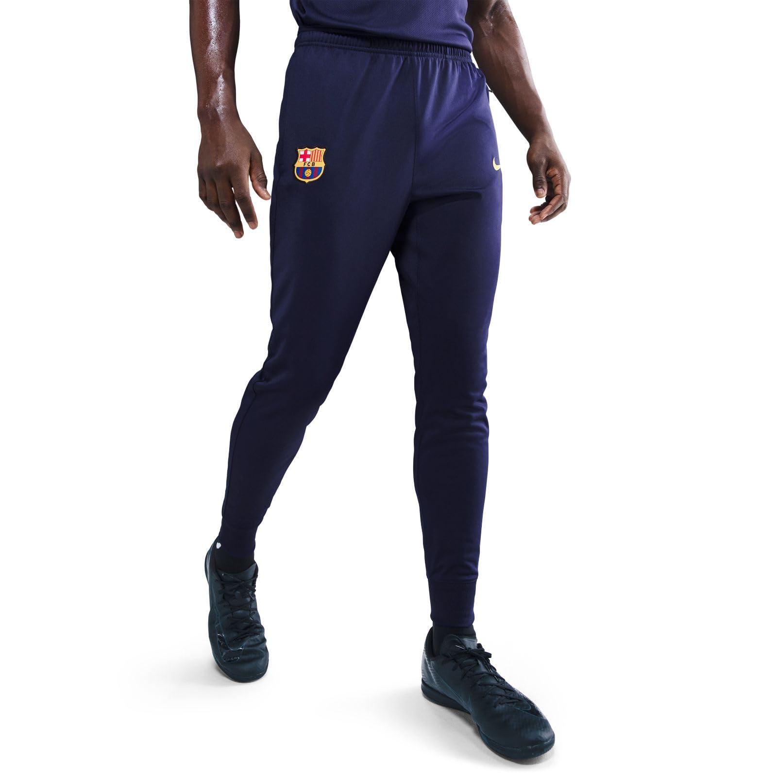 NIKE Fc Barcelona Strike Men's Nike Dri-fit Soccer Knit Track Pants - Spodnie Mężczyźni