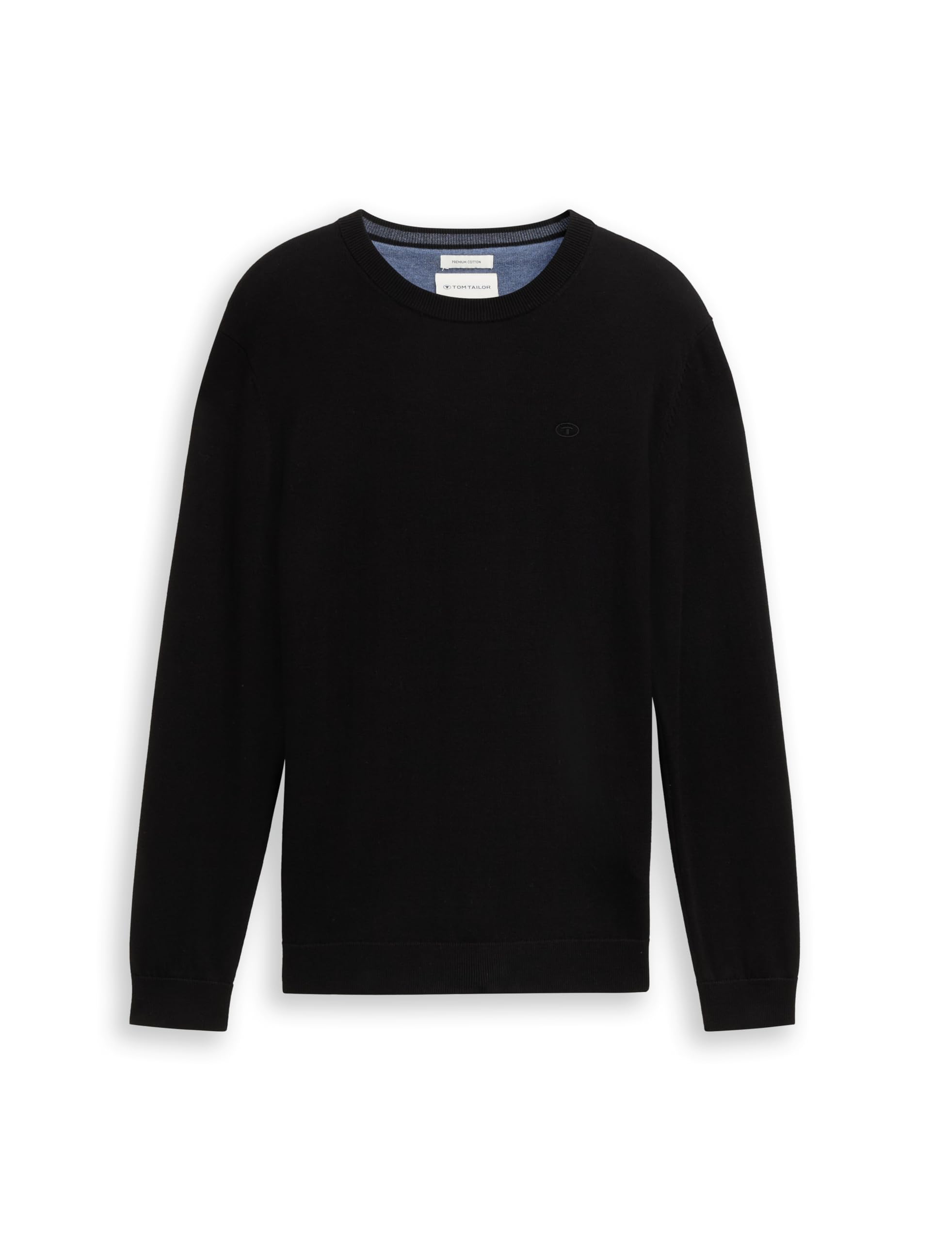 Tom Tailor Herren Basic Strickpullover mit Rundhalsausschnitt