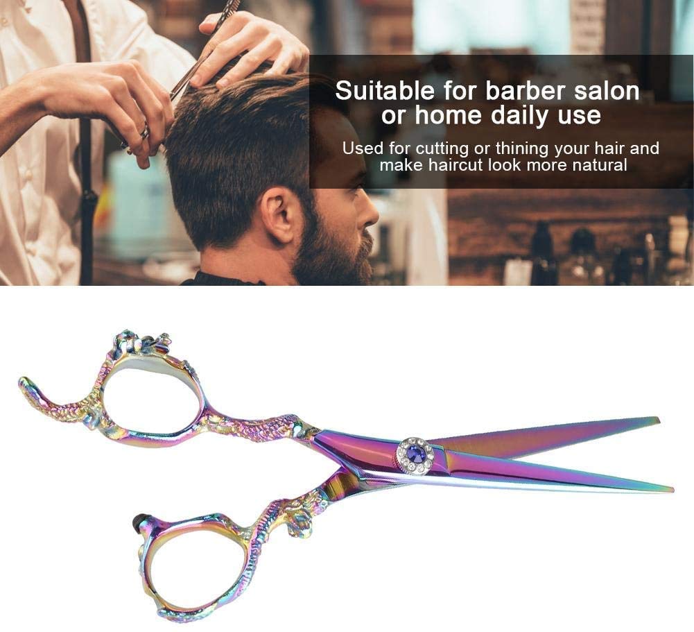 Juego de peluquería para Cortar el Cabello, entresacar, texturizar, Tijeras para Cortar el Cabello, Herramienta Profesional para peinar el Cabello para salón de Belleza y Uso doméstico, 3