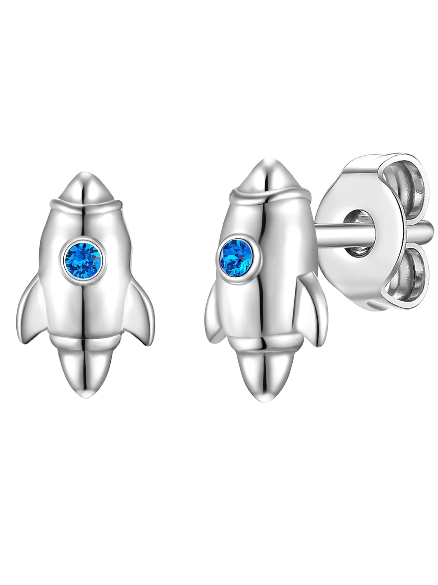 Glanzstücke München Orecchino a perno da Bambini in Argento Sterling 925/- con Zirconia
