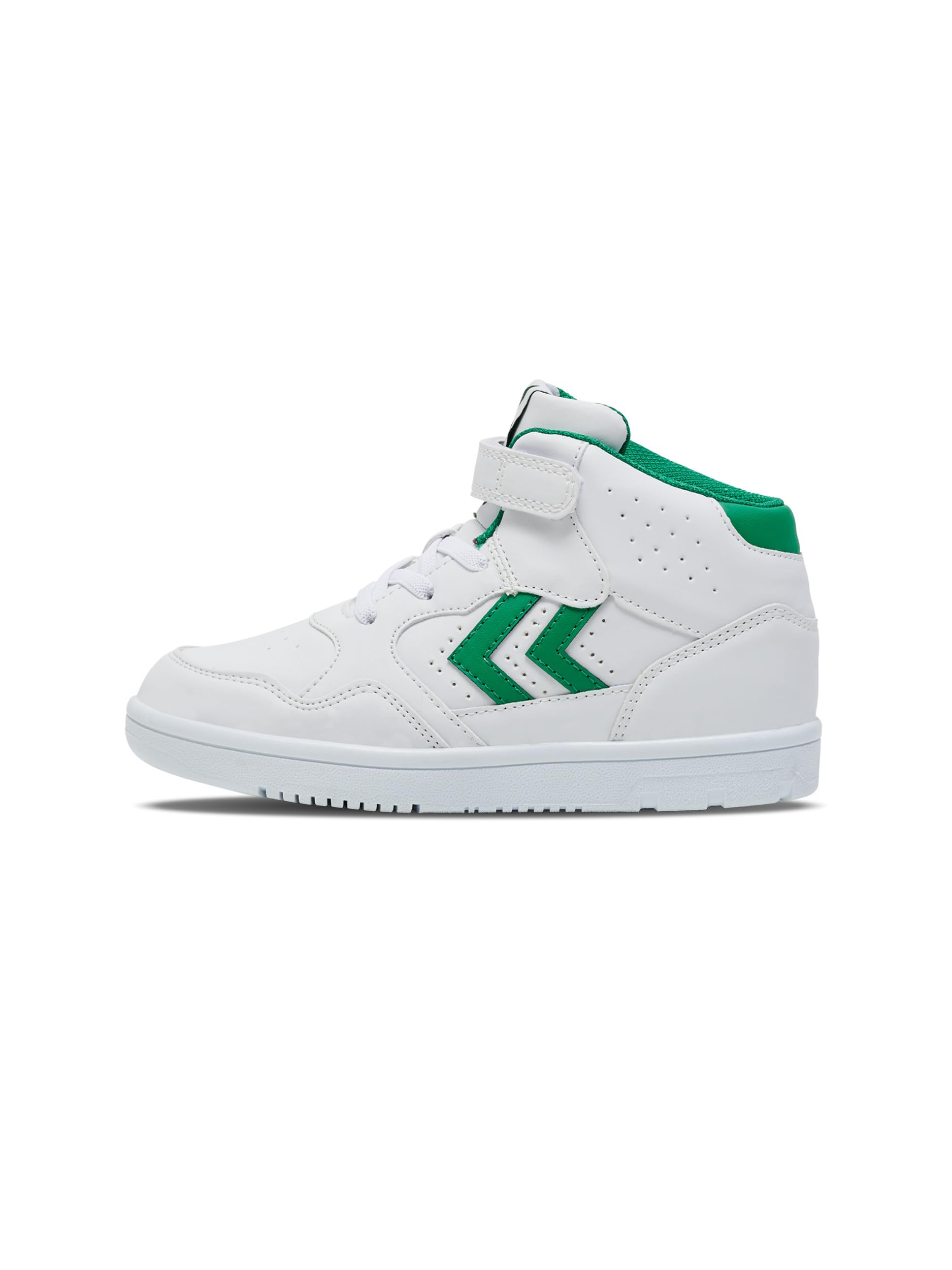hummel Camden High Jr Unisex Children's Trainers, White, 8.5 UK Child