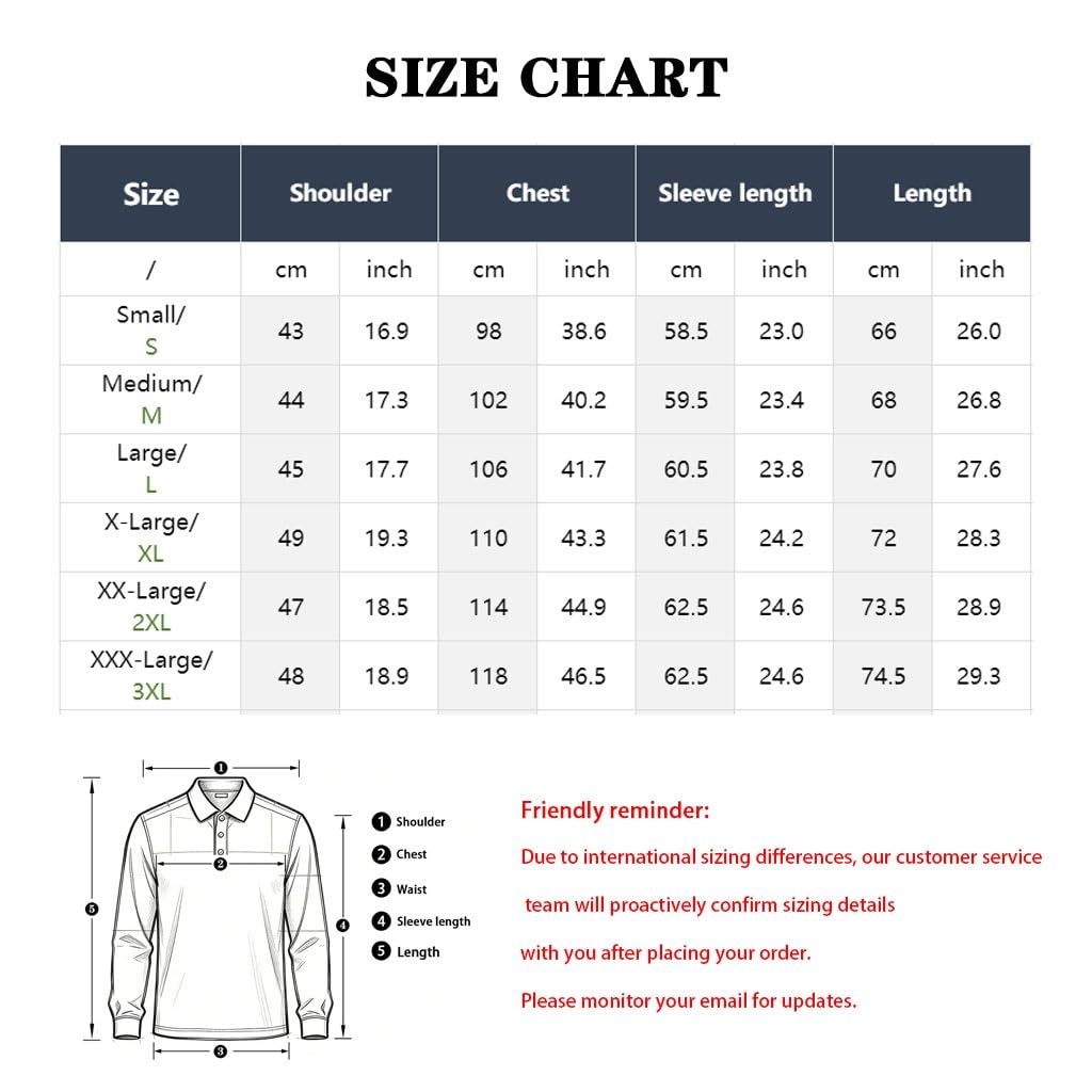 Camiseta De Golf con Cuello Y Puños De Botones, Polo De Manga Larga para Hombre, Top Casual