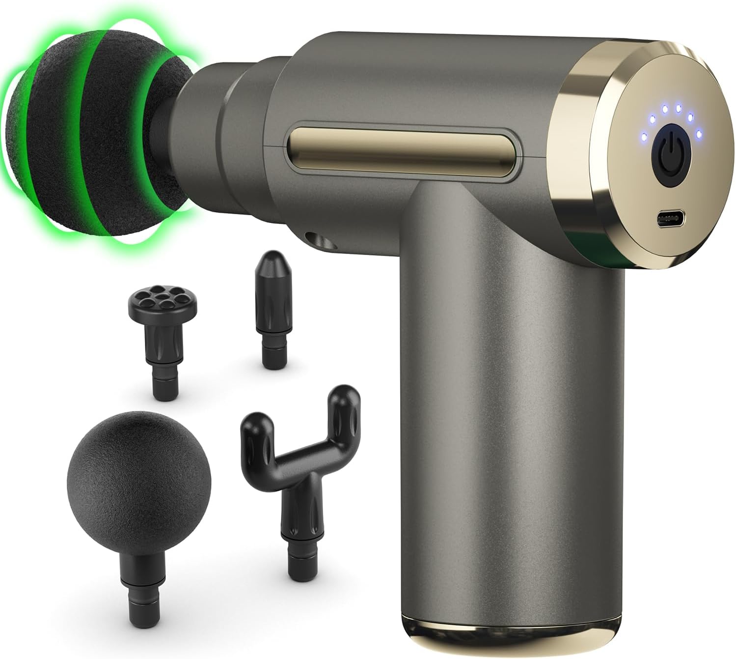 cotsoco Massage Gun Deep Tissue with 4 Massage Heads & 6 Speeds, Electric Mini Handheld Body Massager, Best Gifts for Dad and Mom cotsoco Massage Gun Deep Tissue with 4 Massage Heads & 6 Speeds, Electric Mini Handheld Body Massager, Best Gifts for Dad and Mom