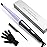 Hair Curling Iron, Tapered Curling Wand, Professional 0.5-1Inch Ceramic Hair Curler Wand with Heat-Resistant Glove, Dual Voltage