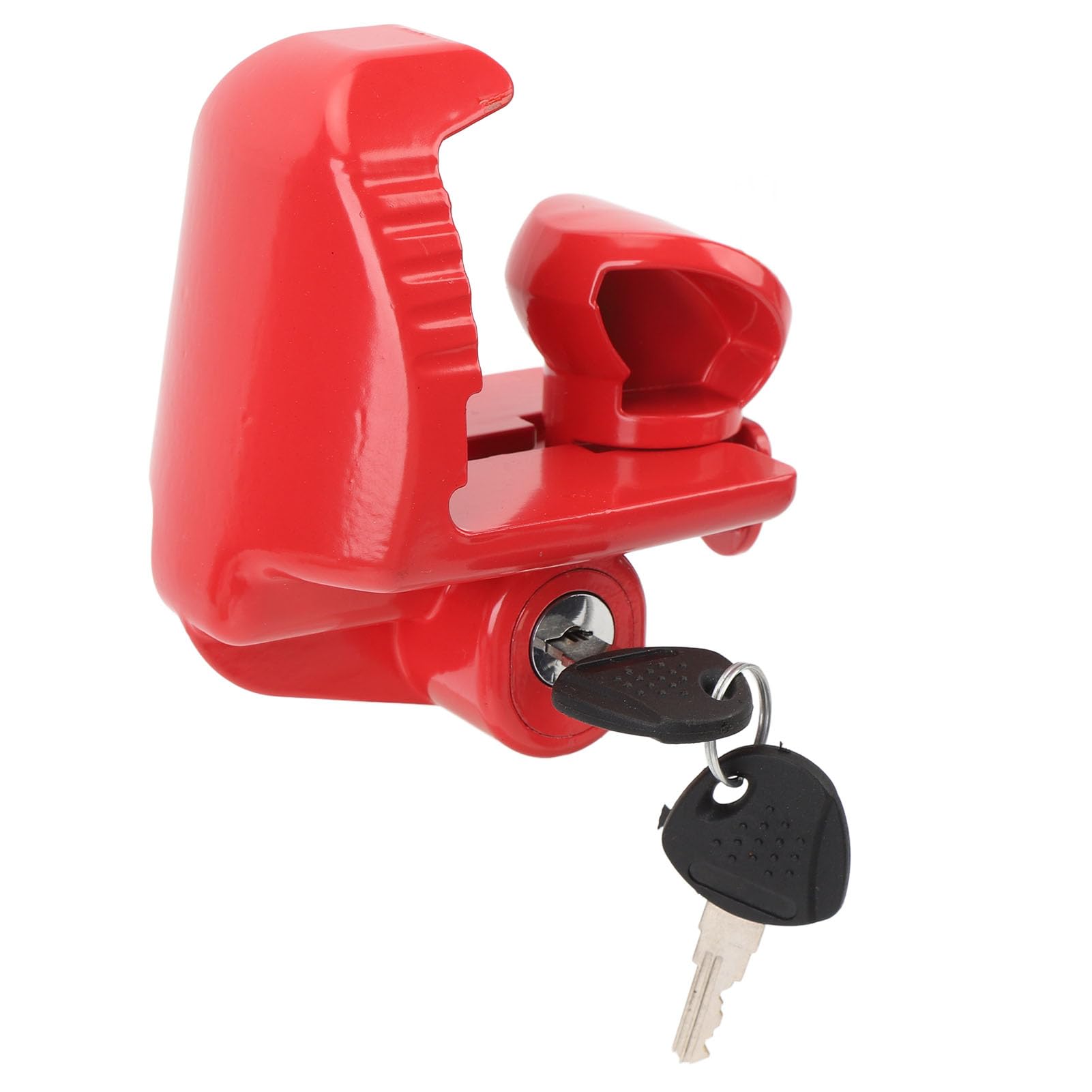 SIXRUN Lucchetto per Gancio di Traino, Lucchetto per Accoppiatore per Universale Ad Alta Sicurezza per Accoppiatori 1 7/8 Pollici, 2 Pollici, 2 5/16 Pollici, con 2 Chiavi, per (Rosso)