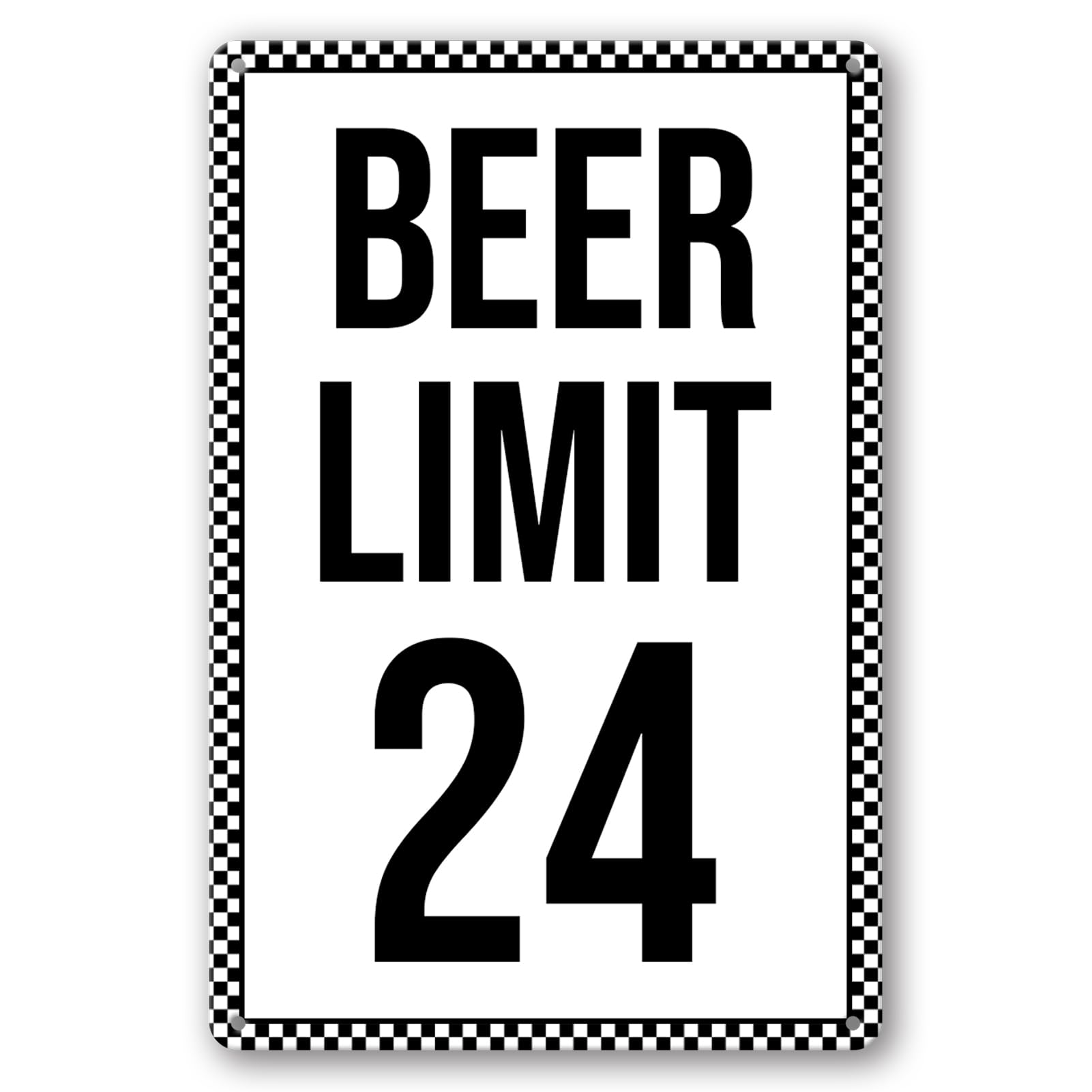 Vintage Metal Tin Sign Beer Limit 24 Bar S For Home Man Cave Accessories Decor Garage S For Men Gifts Basement Bar Wall Art Decorations 8x12 Inch Custom Private Property Signs Outdoor
