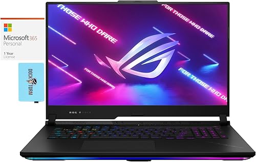 ASUS ROG Strix Scar 17 X3D - Laptop para juegos y entretenimiento (AMD Ryzen 9 7945HX3D de 16 núcleos, 64 GB DDR5 4800 MHz RAM, 2 TB PCIe SSD, Win