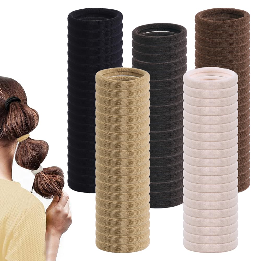 TRKETK 100 Pcs Elastic Hair Bands