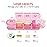Zoksi Monthly Pill Organizer 1 Time a Day, 30 Day Pill Box Organizer Once a Day, One Month Large Pill Case for Travel, 31 Day Daily Medcine Container for Vitamins, Supplement & Medication (Pink)