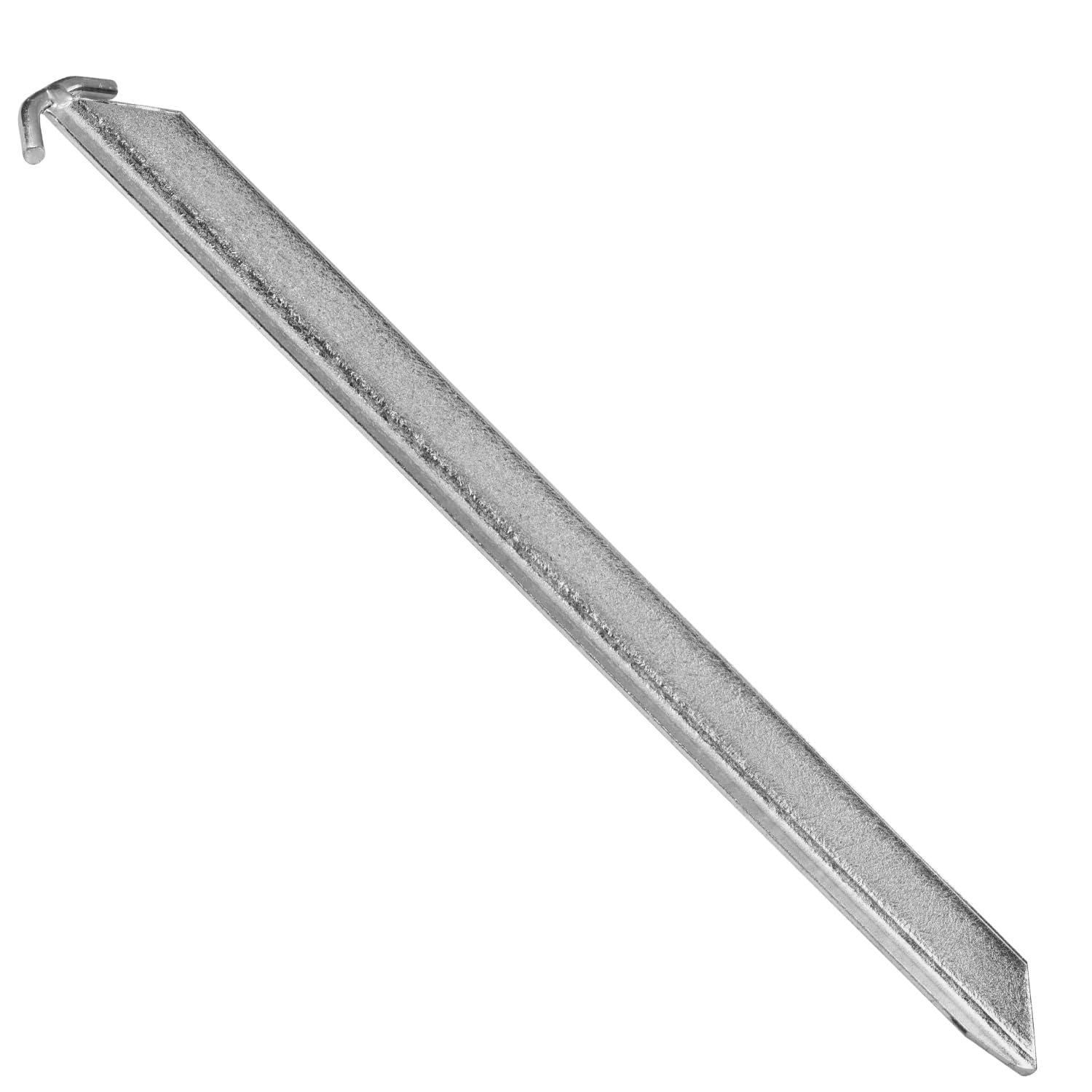 Moritz Zelthering T-Profil 20 Stück 40 cm Stahl verzinkt – Hering hart | Breite 2,5 cm und Dicke 2 cm, besonders standfest, rostgeschützt, für harte und steinige Böden, Vorzelt, Pavillon und Plane