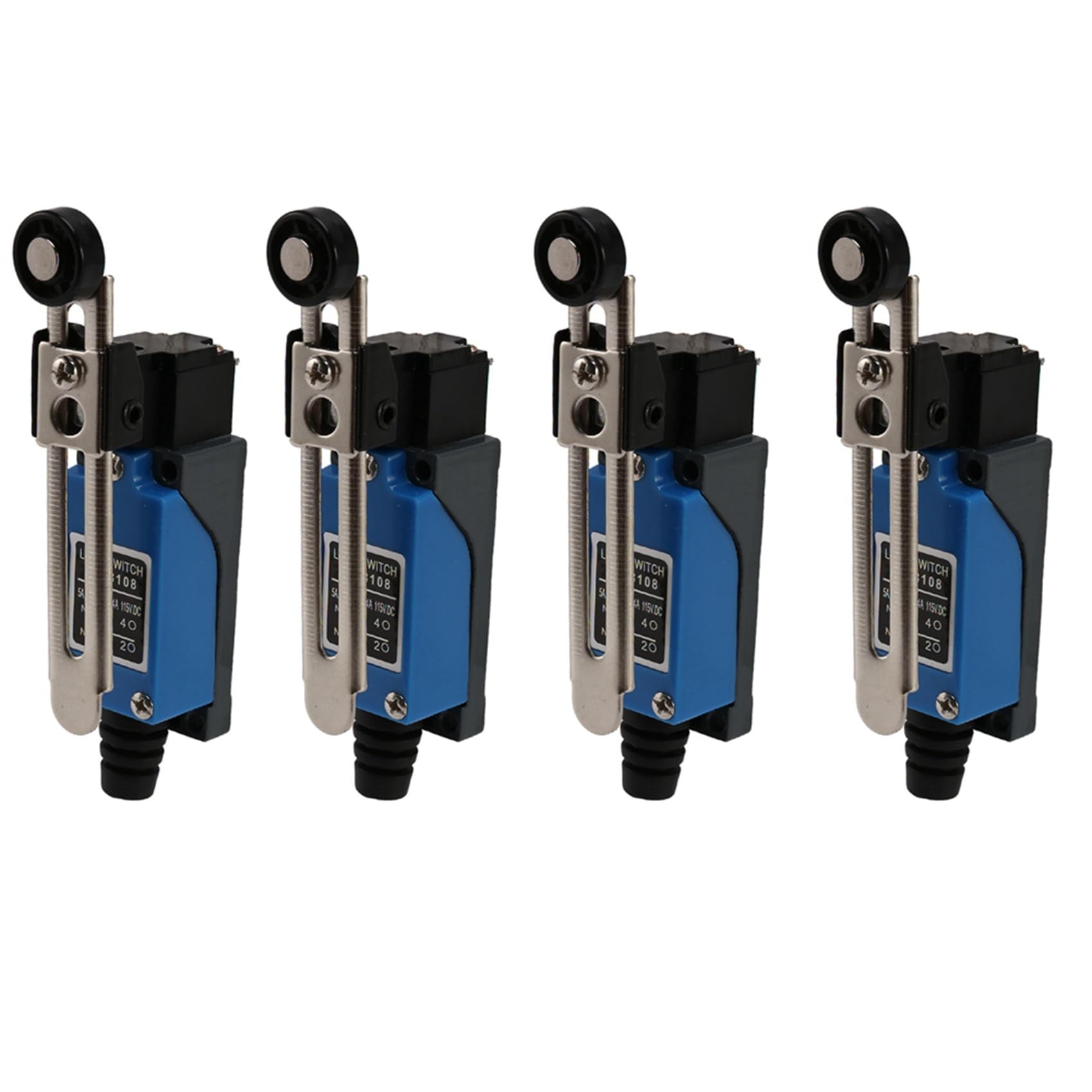 Jnchdghwa As Shown 4X Me-8108 Momentary Rotary Adjustable Roller Lever Arm Limit Switch