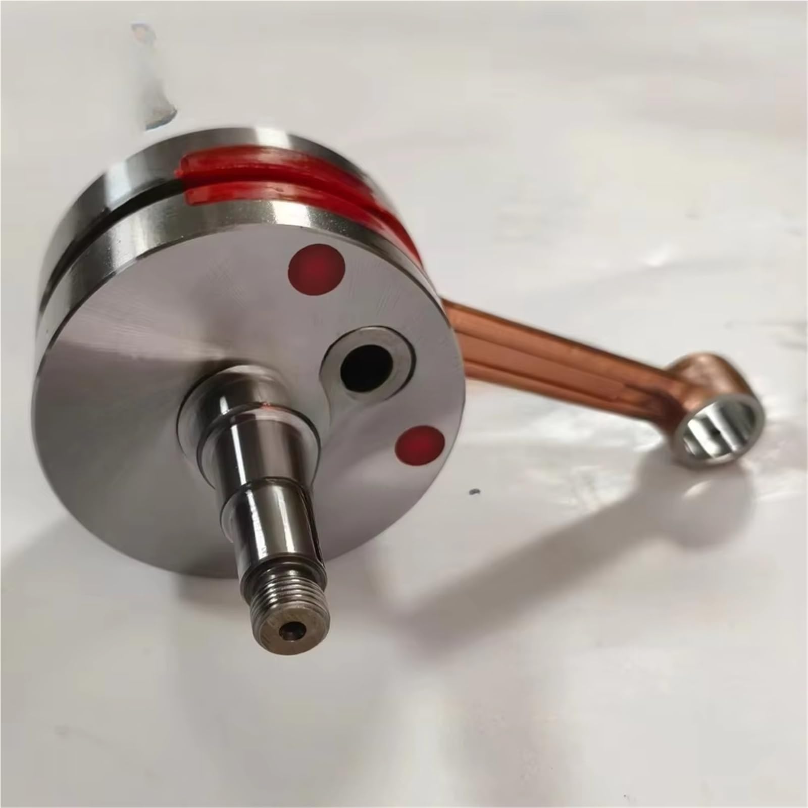 Compatibile con Suzuki per AX100 per AX115 Moto per Corse E Uso Quotidiano Alberi Motore Rossi Albero Motore Rinforzato Ad Alte Prestazioni Albero Motore