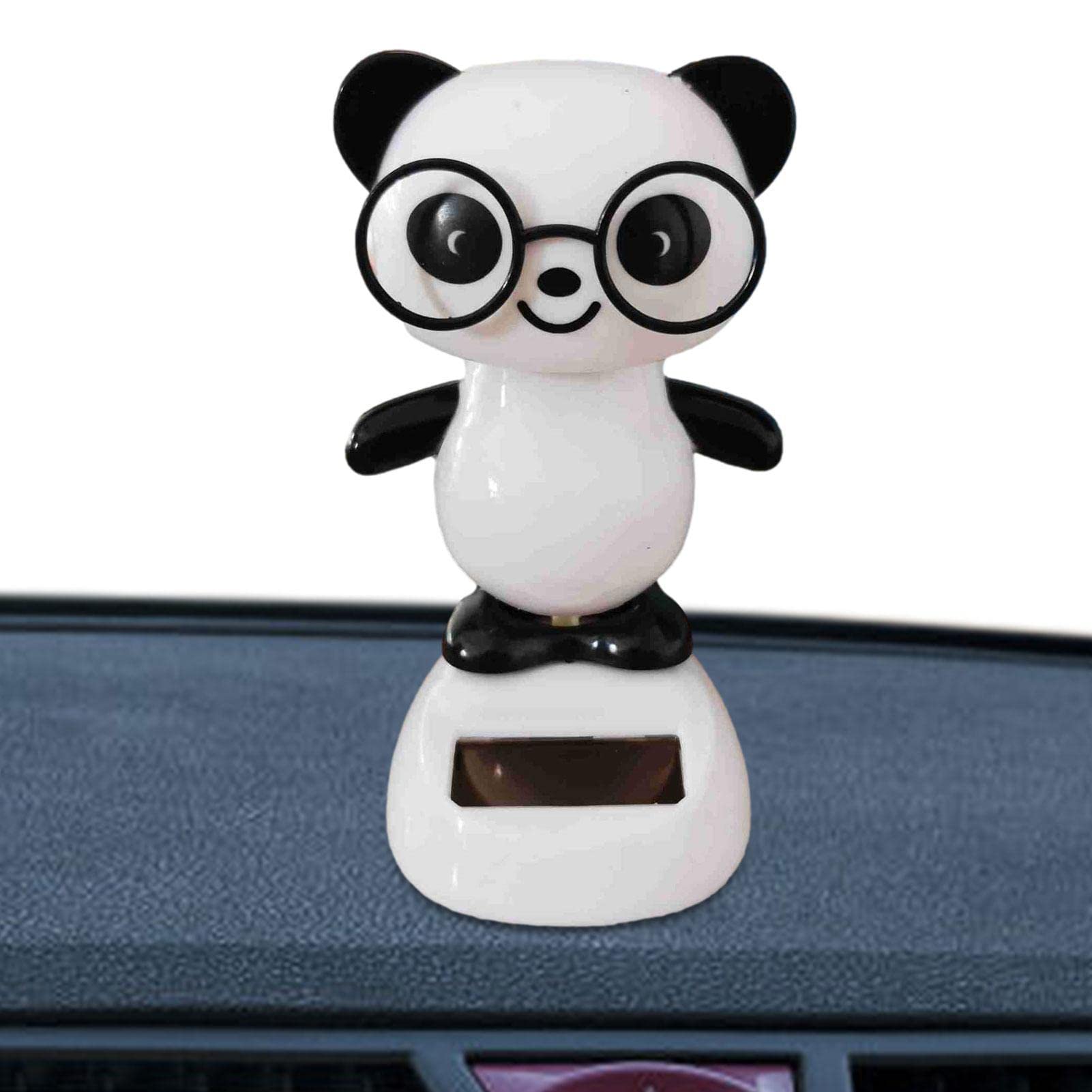 Animali Solare, Orso/Tigre/Panda ad energia Solare, Scuotono la Testa Giocattolo per Auto Alimentato a energia Solare per la Decorazione della Auto Cruscotto Ufficio Casa Scrivania