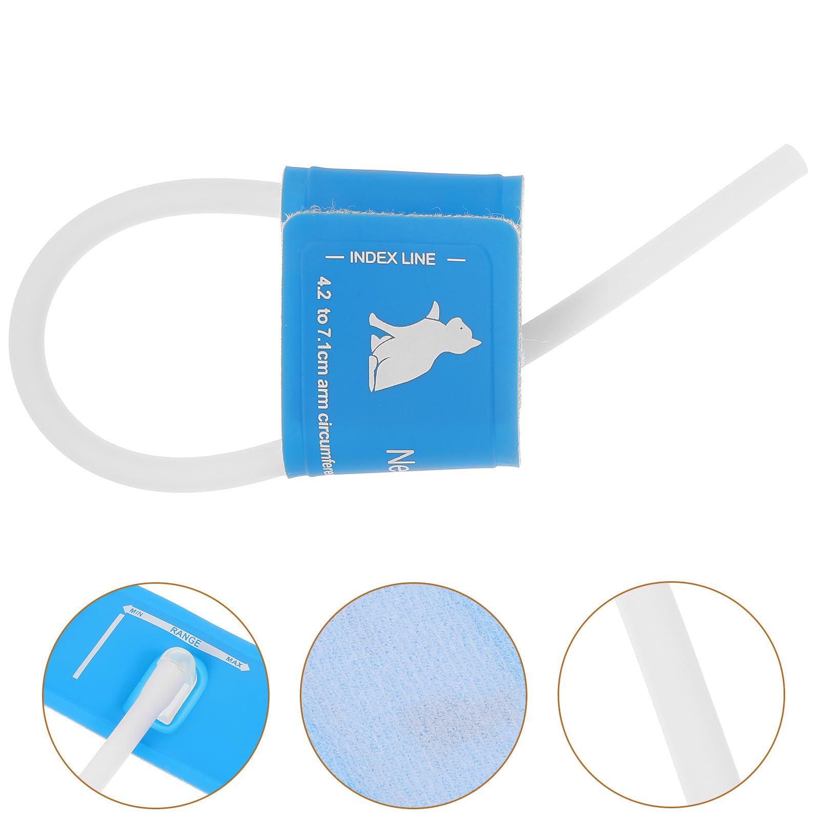 Manchon de Pression artérielle Accessoires pour vétérinaires Manchon de Pression pour Chien Accessoire vétérinaire Brassard BP Tensiomètre Fournitures pour Animaux de Compagnie